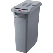 Rubbermaid RCP 9W25LGY - Rubbermaid Commercial Slim Jim 16-gallon Document Container 