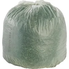 STOUT STO E4248E85 - Stout EcoSafe Trash Bags - 48 gal - 42 Width x 48 Length x 0