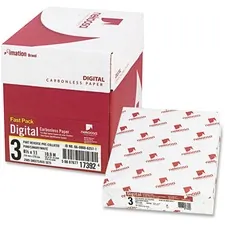 NEKOOSA COATED PRODUCTS LLC NEK 17392 - Nekoosa Laser Carbonless Paper - White, Canary, Pink - 92 Br
