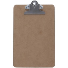 SAUNDERS MFG. CO., INC. SAU 05610 - Saunders Brown Hardboard Clipboards - 1 Clip Capacity - 6 x 