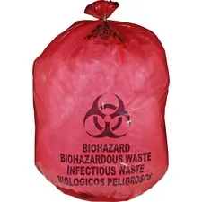 Medical Action Industries Inc MHM MDRB142755 - Medegen MHMS Red Biohazard Infectious Waste Bags - 25 gal - 