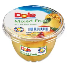 Dole Food Company Inc DFC 71924 - Dole Mixed Fruit Cups - Mixed Fruit - 7 oz - 12  Carton