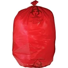 Medical Action Industries Inc MHM RIWB142143 - Medegen MHMS Red Biohazard Infectious Waste Bags - 33 gal - 