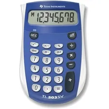 Texas Instruments TI-503PLUS - Texas Instruments TI503 SuperView Pocket Calculator - 8 Digi