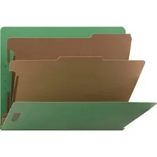 Nature Saver NAT SP17373 - Nature Saver Letter Recycled Classification Folder - 8 12 x 