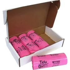 STOUT STO TGUF - Stout Tidy Girl Feminine Hygiene Disposable Bags - 7.25 Widt