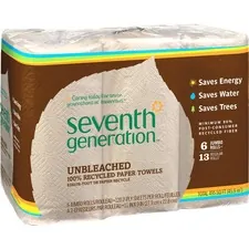 SEVENTH GENERATION SEV 13737CT - Seventh Generation 100% Recycled Paper Towels - 2 Ply - 11 x