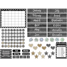 Carson CDP 110409 - Carson Dellosa Education Simply Stylish Calendar Bulletin Bo