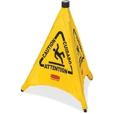 Rubbermaid RCP 9S0100YLCT - Rubbermaid Commercial 30 Pop-Up Caution Safety Cone - 12  Ca