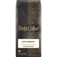 PEETS PEE 504874 - Peets Peets CoffeeTea Cafe Domingo Ground Coffee - Regular -