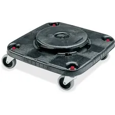 Rubbermaid RCP 353000BK - Rubbermaid Commercial Brute Square Container Dolly - 300 lb 