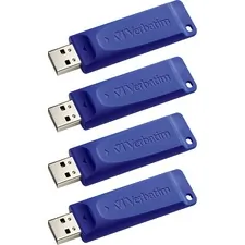 VERBATIM VER 97088CT - Verbatim Classic USB Flash Drive - 8 GB - USB - Blue - 5 Yea