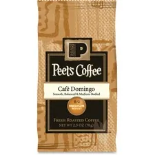 PEETS PEE 504918 - Peets Cafe Domingo 2.5Oz Frac Pack - Regular - Cafe Domingo 