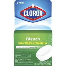 CLOROX CLO 30024PL - Clorox Ultra Clean Toilet Tablets Bleach - Tablet - 3.50 oz 