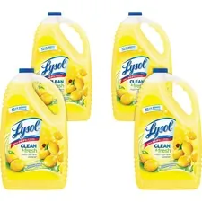 RECKITT BENCKISER RAC 77617CT - Lysol CleanFresh Lemon Cleaner - Liquid - 144 fl oz (4.5 qua