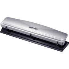 BLACK BOX CORPORATION BOS HP12 - Bostitch 3-hole Punch - 3 Punch Head(s) - 12 Sheet - 932 Pun