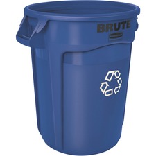 Rubbermaid RCP 263200BECT - Rubbermaid Commercial Brute Vented Container - 32 gal Capaci