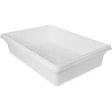 Rubbermaid RCP 3508WHICT - Rubbermaid Commercial 8-12 Gallon White Food Tote Box - - Po