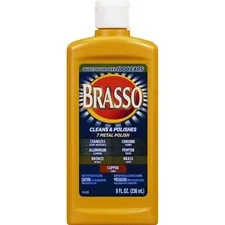 RECKITT BENCKISER RAC 89334CT - Brasso Metal Polish - Liquid - 8 fl oz (0.3 quart) - Bottle 