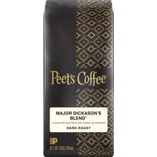 PEETS PEE 500705 - Peets Major Dickasons Blend Dark Roast Whole Bean Coffee Who