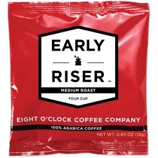 RDIUSA INC CFP CCFEOC4R100 - EIGHT OCLOCK Early Riser Coffee Pouch - Regular - Arabica - 