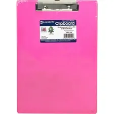 SAUNDERS MFG. CO., INC. SAU 21594 - Saunders Neon Plastic Clipboards - 0.50 Clip Capacity - Low-