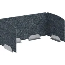 HON COMPANY HON VAU4824Y4PR6 - HON 3-Sided Above U Desktop PET Screen - 46 Width23.3 Depth 