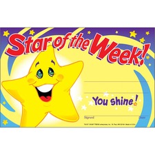 Trend Micro TEP T8107 - Trend Cheerful Recognition Awards - Star of the Week - 8.5 x
