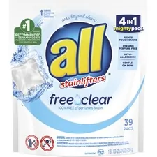 DIAL DIA 73978 - Dial All Free Clear Mightypacs Laundry Pods - Pod - 39  Pack