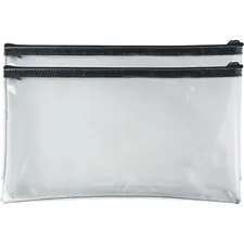 Sparco SPR 02867 - Sparco Wallet Bag - 6 Width x 11 Length - Clear - 2Pack - Cu