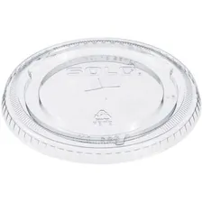 SOLO CUP SCC 626TS - Solo Cup Straw Slotted Clear Lids - Flat - 1000  Carton - Cl