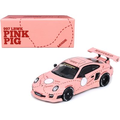 Inno Models IN64-997LB-PIG - 997 LBWK Pink Pig CarLoverDiecast Special Edition with Decal