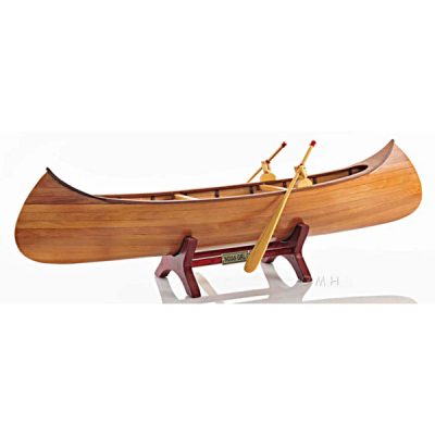 Old Modern Handicrafts Inc omh B013 - J.H. Rushton-Inspired Indian Girl Model Canoe