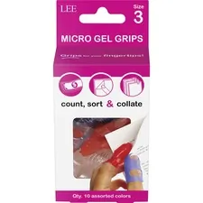 LEE PRODUCTS COMPANY LEE 61030 - LEE Tippi Micro-Gel Fingertip Grips - 3 with 0.56 Diameter -