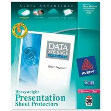 Avery Dennison A7074400F - Avery Heavyweight Sheet Protectors - For Letter 8 12 x 11 Sh