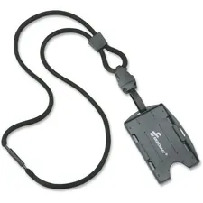 National Industries For the Blind 8455016258997 - SKILCRAFT Dual Sided ID Holder Lanyard - Vertical, Horizonta