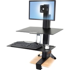 ERGOTRON 33-350-200 - Ergotron Workfit-S, Single Ld With Worksurface+ - Up to 24 S
