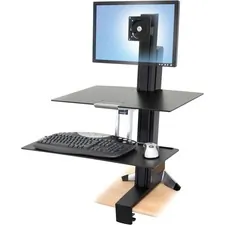ERGOTRON 33-350-200 - Ergotron Workfit-S, Single Ld With Worksurface+ - Up to 24 S