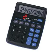 Skilcraft 7420014844580 - SKILCRAFT 10-Digit Calculator - Big Display, Angled Display 