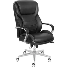 LA-Z-BOY CHAIR COMPANY LZB 48348 - La-Z-Boy ComfortCore Gel Seat Executive Chair - Black Faux L