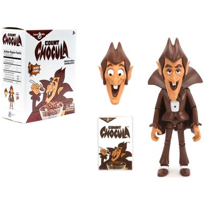 Jada Toys 32650 - Count Chocula 6.5 Moveable Figurine with Alternate Head and 