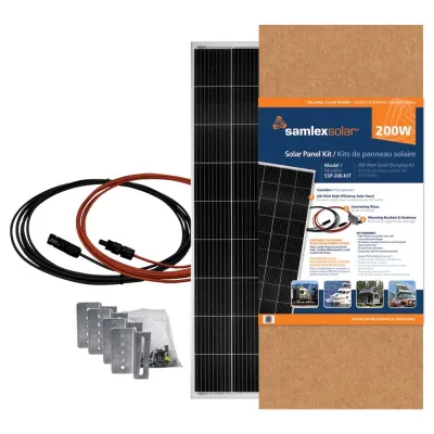 Samlex America SSP-200-KIT - Samlex 200W High Efficiency Solar Panel Kit