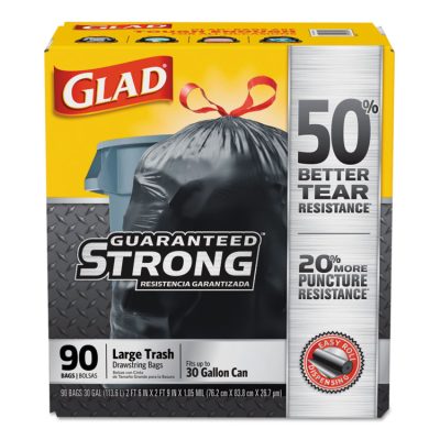 CLOROX SALES CO. 78966 - BAG,GLAD,TRSH,DS,30GAL,BK