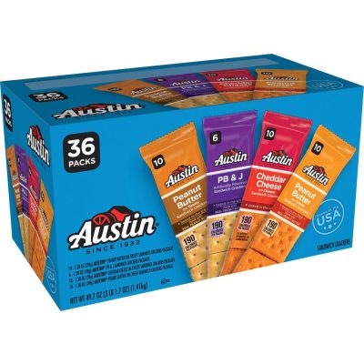 KELLOGG'S KEB 10151 - Austin Sandwich Cracker Variety Case - Assorted - 36  Box