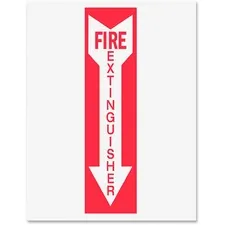 Tarifold Inc TFI P1949FE - Tarifold Safety Sign Inserts - 6  Pack - Fire Extinguisher P
