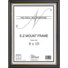 NuDell Manufacturing Company Inc NUD 11800 - NuDell EZ Mount Plastic Wall Frame - Holds 8 x 10 Insert - 1