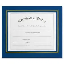 NuDell Manufacturing Company Inc NUD 21201 - NuDell Flat Leatherette Document Frames - Holds 11 x 8.50 In