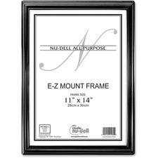 NuDell Manufacturing Company Inc NUD 13980 - NuDell E-Z Mount Frames - 11 x 14 Frame Size - Rectangle - H
