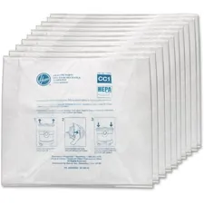 Techtronic Industries Co Ltd HVR AH10363CT - Hoover HushTone Vacuum Type-CC1 HEPA Bags - 40  Carton - Whi