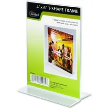 NuDell Manufacturing Company Inc NUD 38046Z - NuDell Double-sided Sign Holder - 1 Each - 4 Width x 6 Heigh